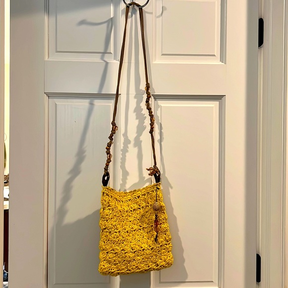 VINTAGE STRAW DIED BAG - Picture 2 of 8